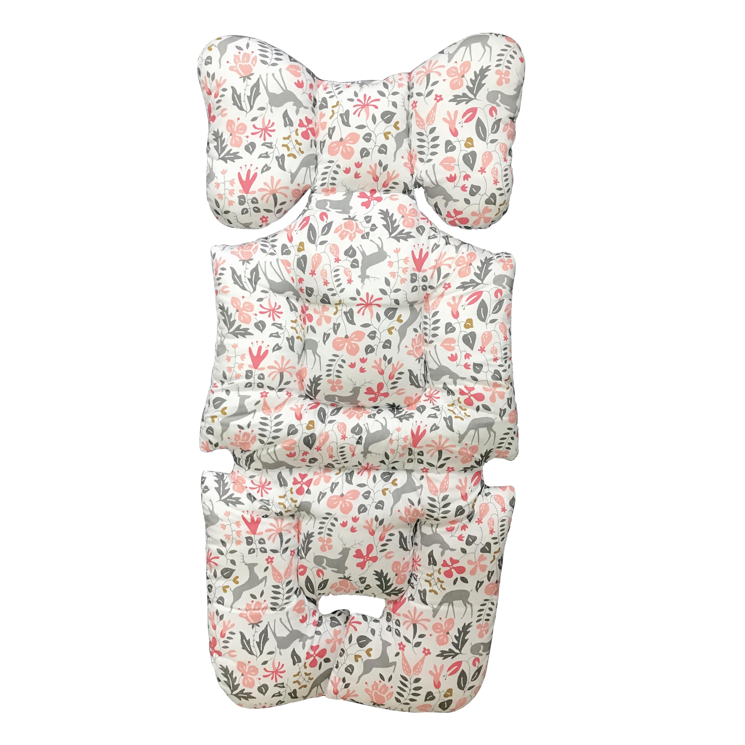 LLUFO pink seat pad ready for travel and everyday stroller use