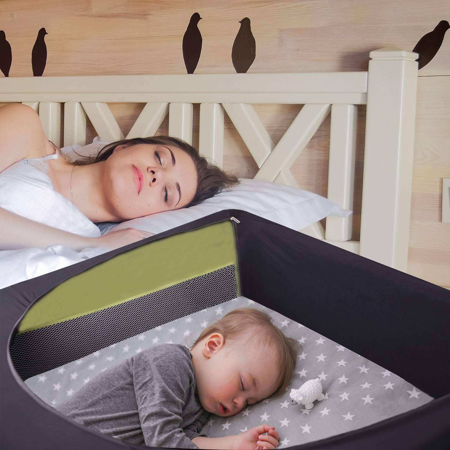 LLYWCM breathable netting material provides four-sided ventilation and gentle airflow.