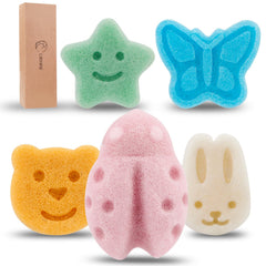 LMSMW Konjac baby sponge butterfly for gentle bath time play