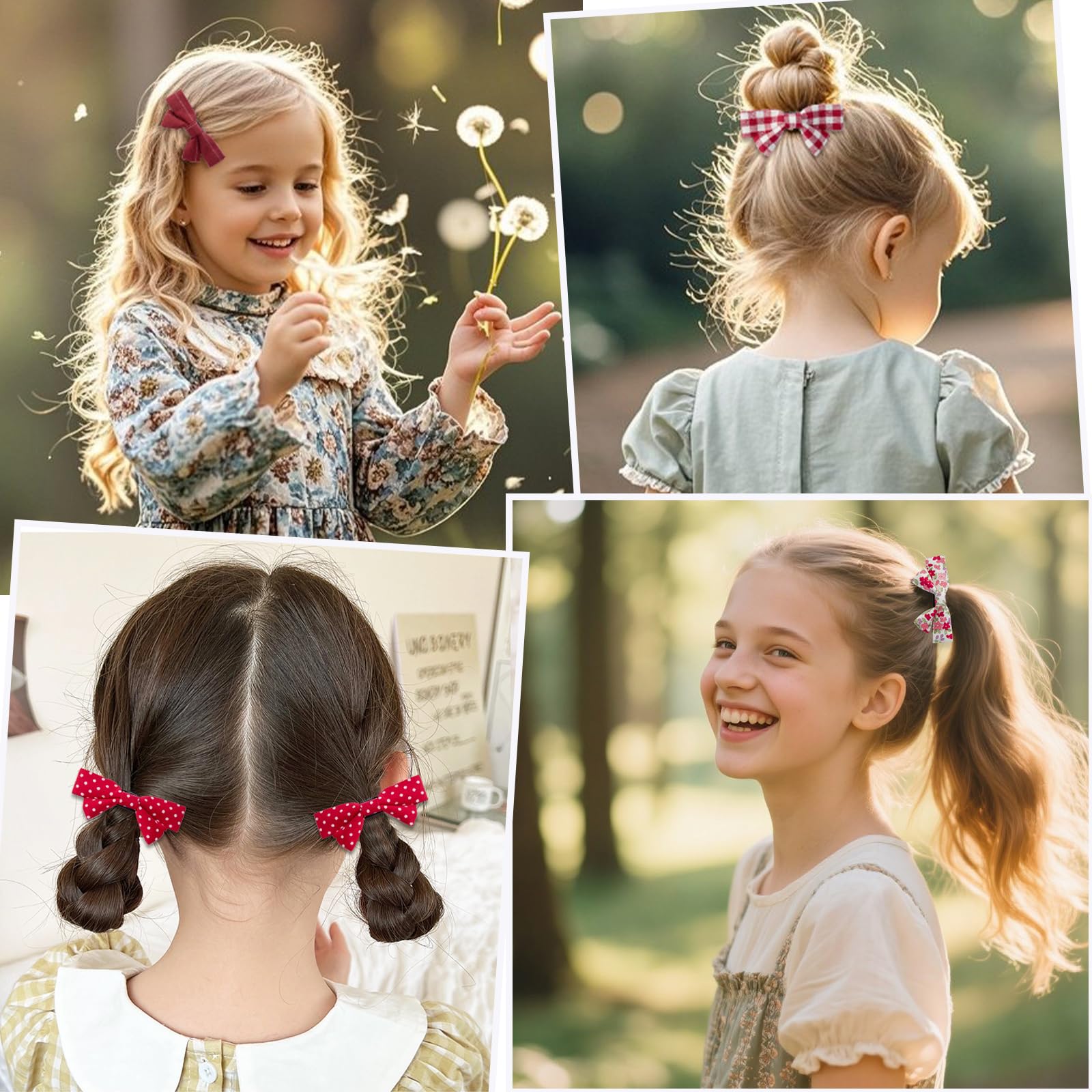 LMYMHMLM non-slip alligator clip keeps toddler hair in place during active moments.