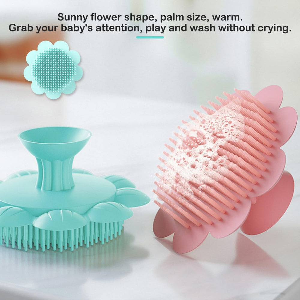 LNQ LUNIQI silicone material detail for durable, skin-friendly brushing.
