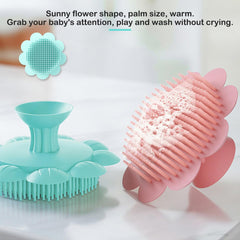 LNQ LUNIQI silicone material detail for durable, skin-friendly brushing.
