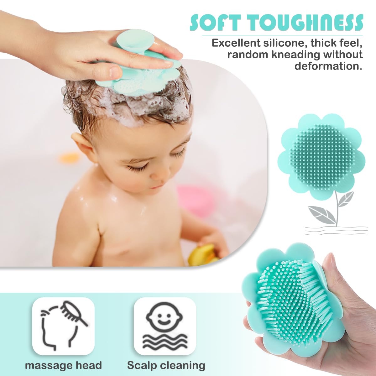 LNQ LUNIQI brush with suction cup storage on smooth surface.