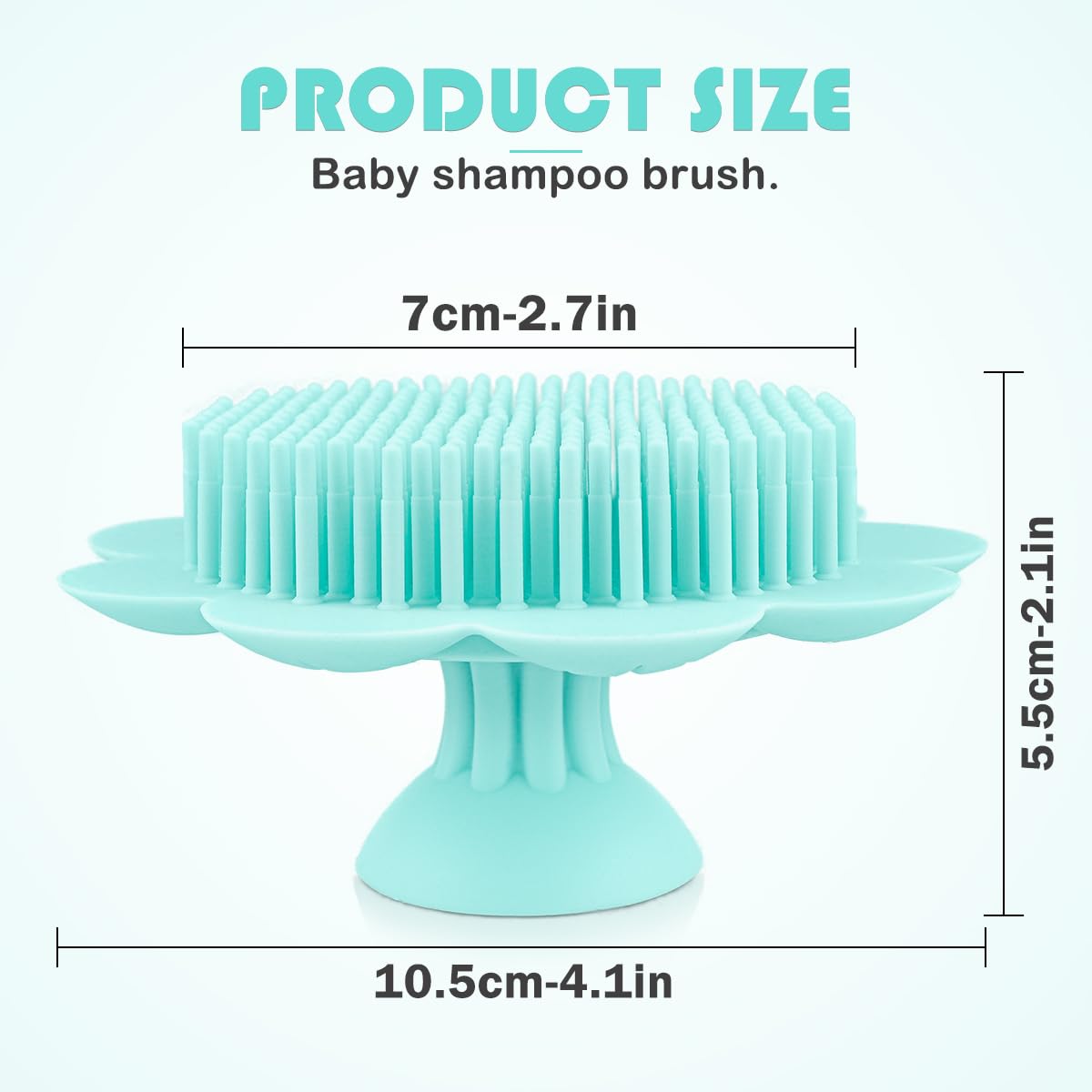 LNQ LUNIQI baby cradle brush yellow silicone for playful bath time.