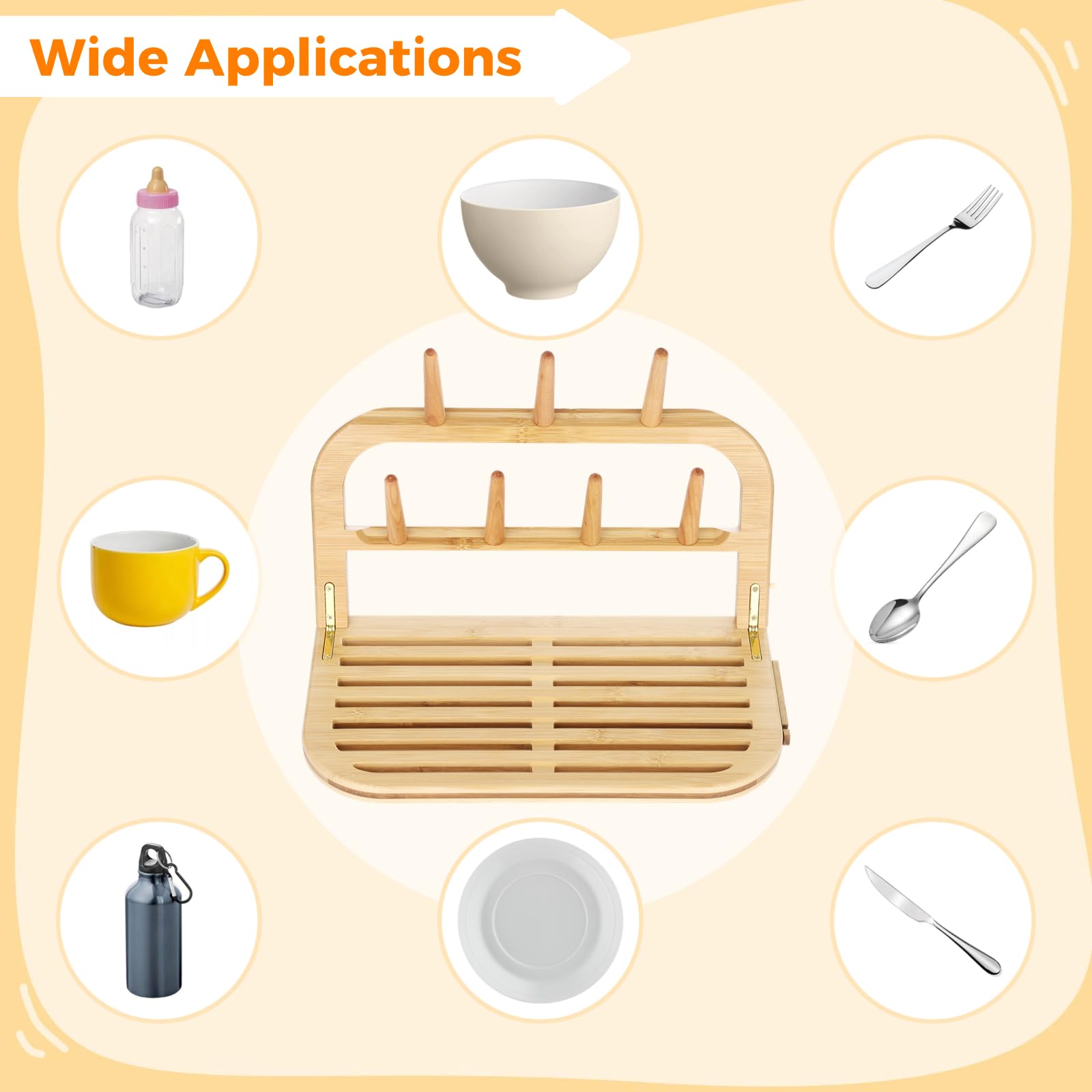 Lnrueg tray style rack doubles as cup holder and organizer