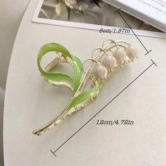 LNYMZD metal claw clip orchid clamps for elegant updos and everyday wear.