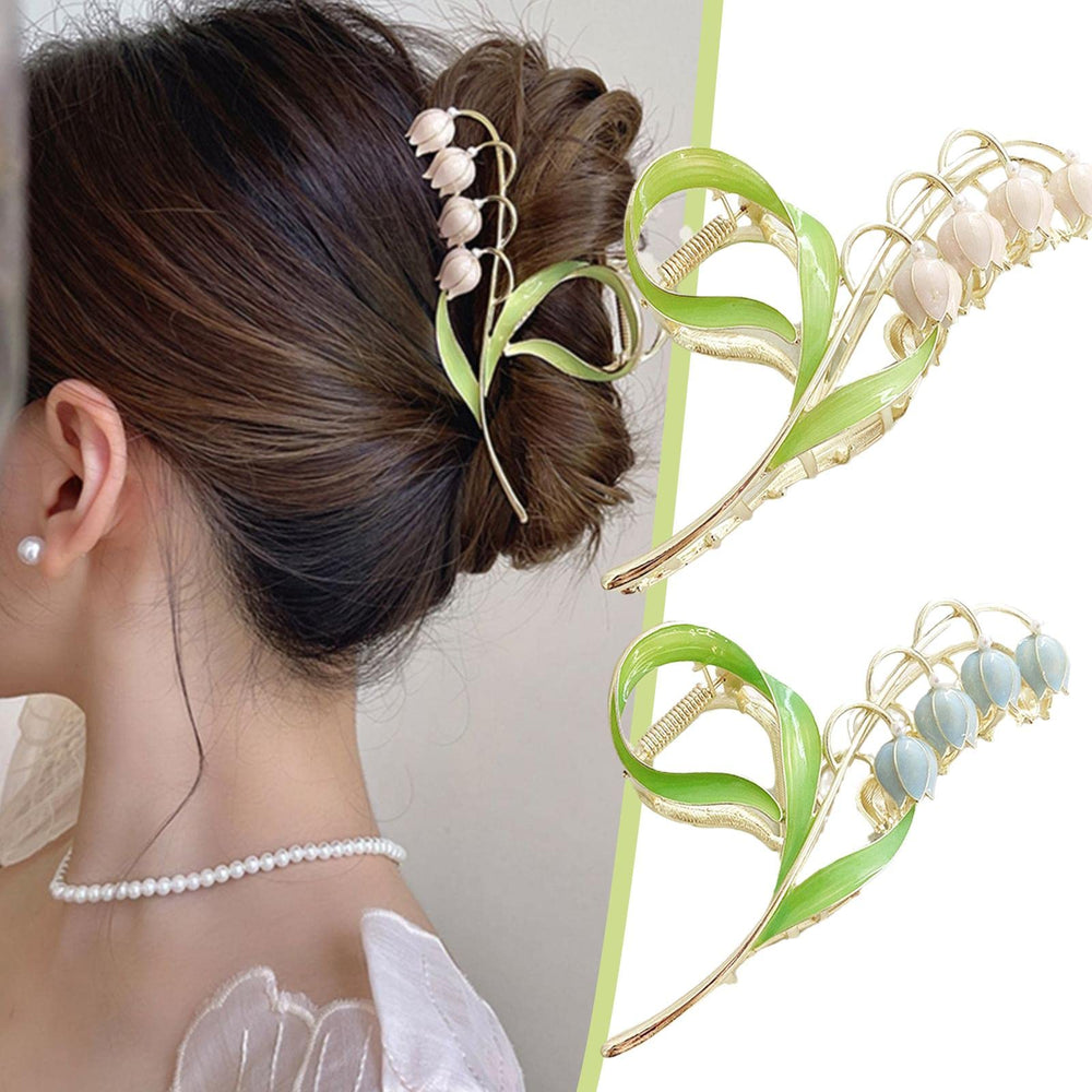 LNYMZD orchid clamps fashion-forward hair accessory for chic updos.