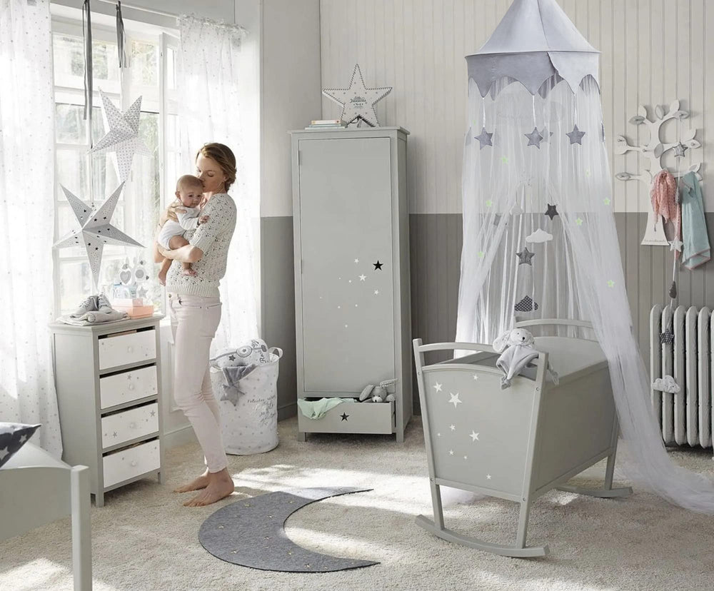 LOAOL fluorescent star stickers pack adds magical starry ambiance to the canopy