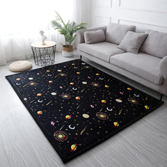 Loartee Coral Velvet Area Rug close-up texture shows plush softness for cozy playtime.
