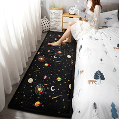 Loartee Coral Velvet Area Rug washable fibers ease cleanup after spills.