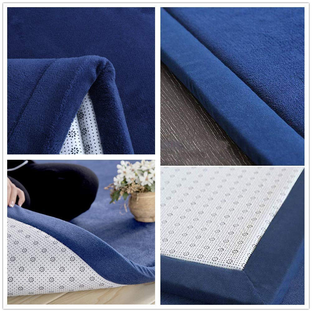 Loartee rug bottom anti-slip detail ensures stable playtime.