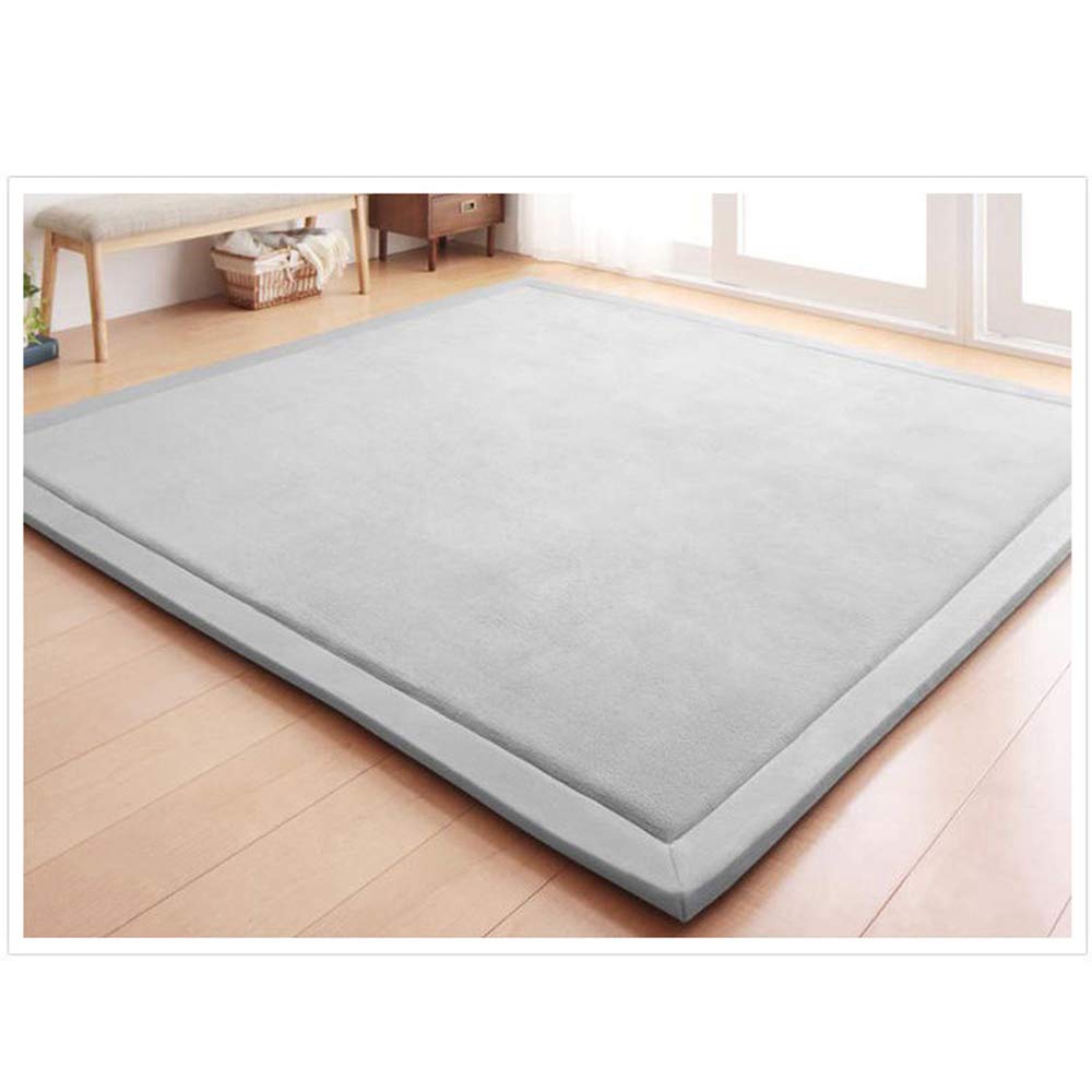 Loartee Nursery Rug coral velvet soft texture provides skin-friendly comfort during playtime.