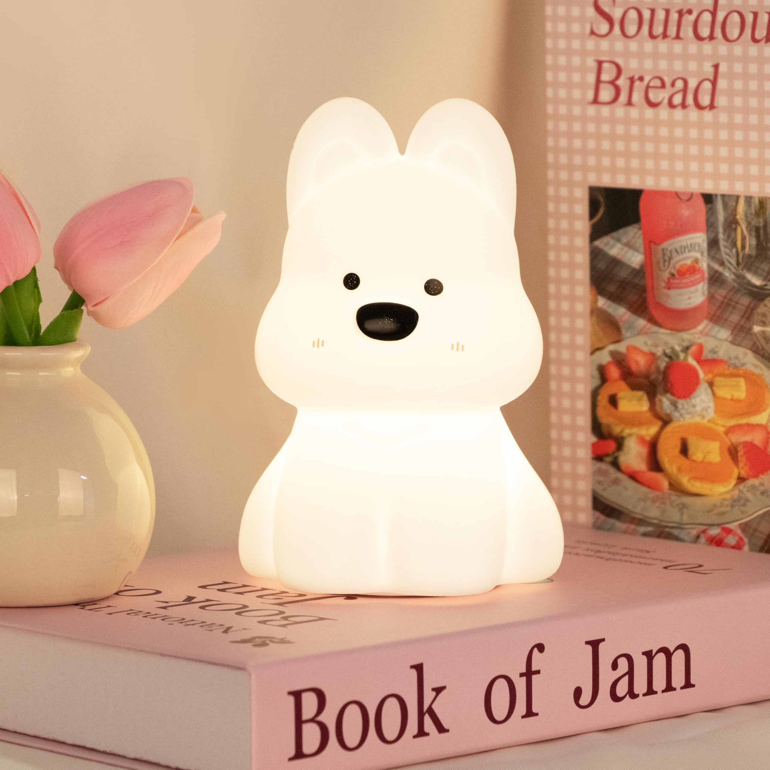 loatme Night Light for Kids nursery decor with dog theme adds playful charm