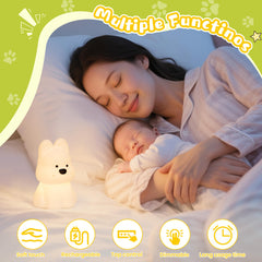 loatme Night Light for Kids rechargeable battery enables cordless portability