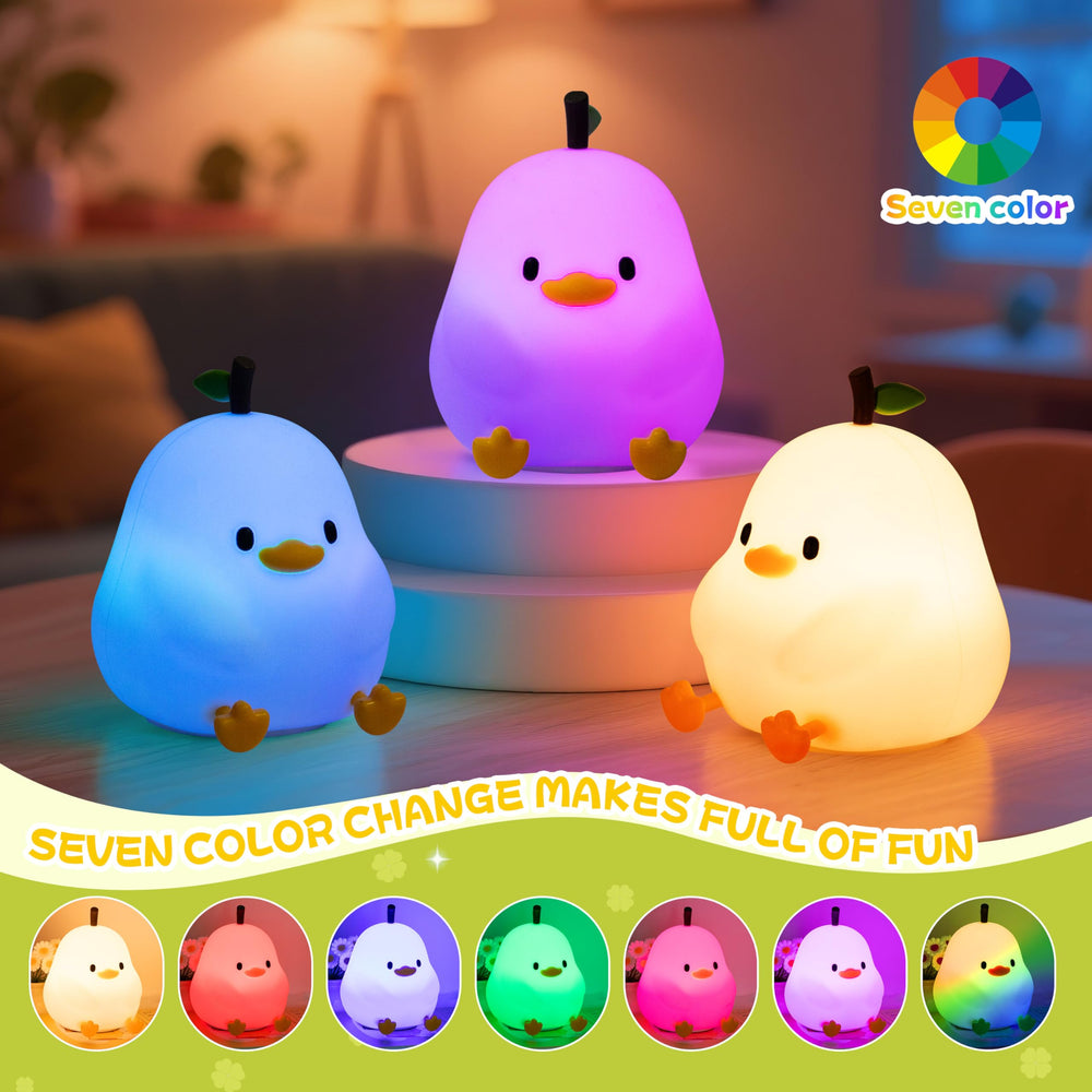 loatme night light silicone-texture shows soft, BPA-free material for safe use.
