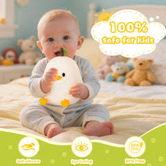 loatme night light touch-switch enables easy color changes at bedtime.