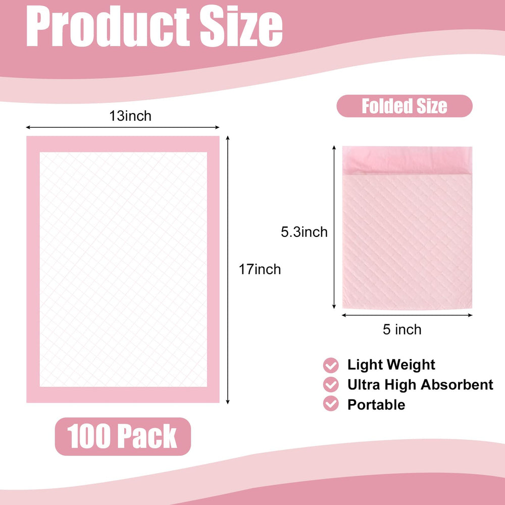 Loccmat 17x13 underpad showing absorbent surface for quick liquid control.