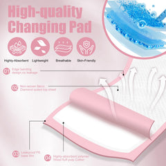 Loccmat diamond-nonwoven top layer highlights skin-friendly breathability.