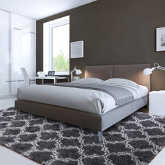 LOCHAS Luxury Shag Rug fluffy top layer delivers ultra-soft underfoot feel.