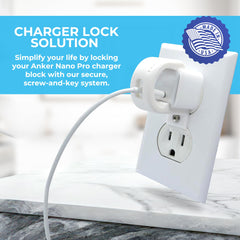 Lock Socket Charger Lock Original security screw detail enabling added protection