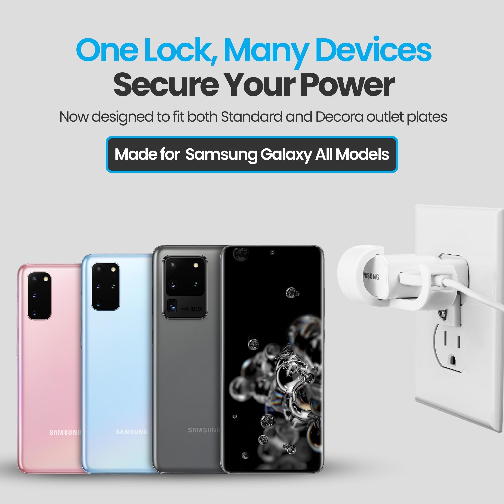 LOCK SOCKET easy-installation setup with security screw and Allen key for quick, secure installation