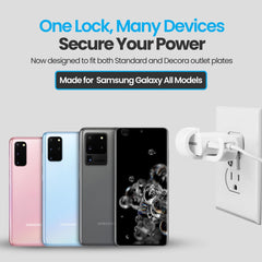LOCK SOCKET easy-installation setup with security screw and Allen key for quick, secure installation