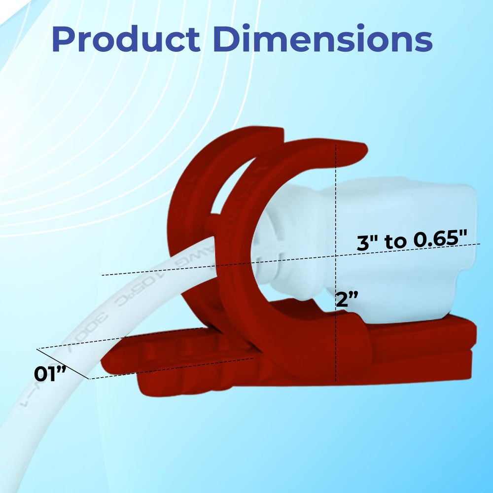 Lock Socket red tug-proof design emphasizes secure child-safe power connections