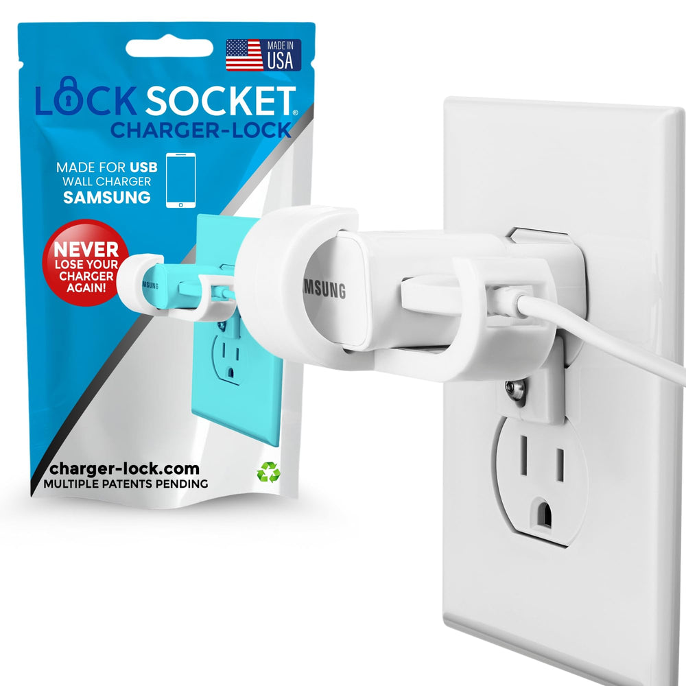 LOCK SOCKET secure-fit design demonstrates firm charger connection for safer charging