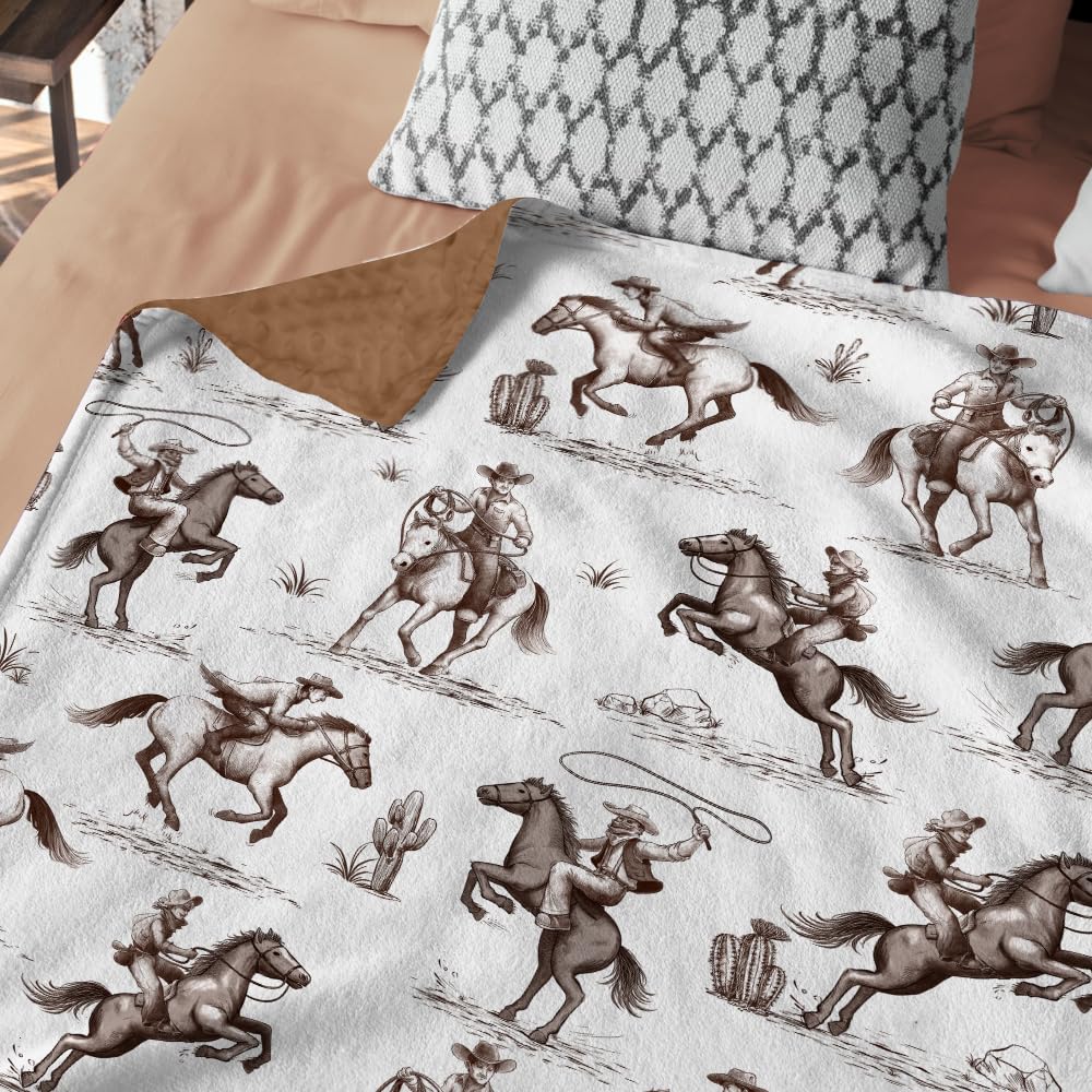 Locobird western baby blanket gift-ready packaging for baby showers.