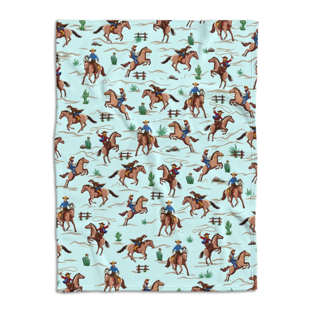 Locobird Western Baby Blanket pattern varieties; adds decorative flair to nursery
