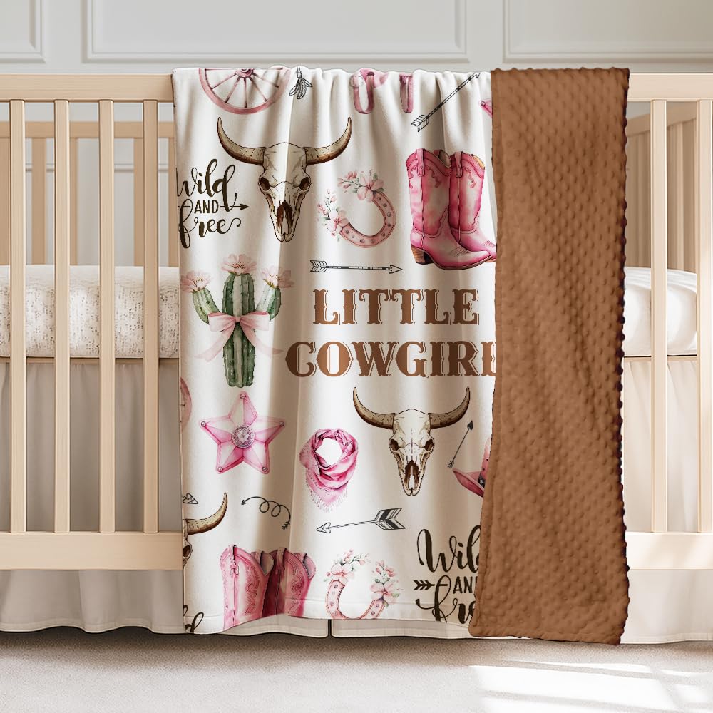 Locobird Western Baby Blanket in-stroller use for on-the-go warmth.