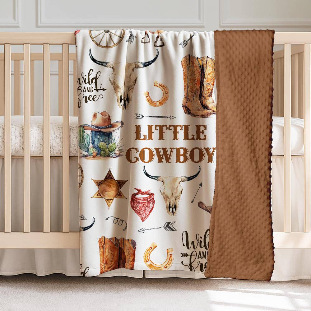 Locobird Western Baby Blanket stroller use keeps baby comfortable on outings.