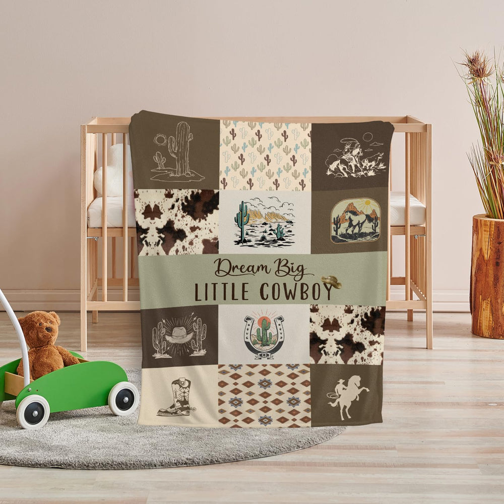 Locobird Western Blanket nursery-decor adds rustic charm to rooms.