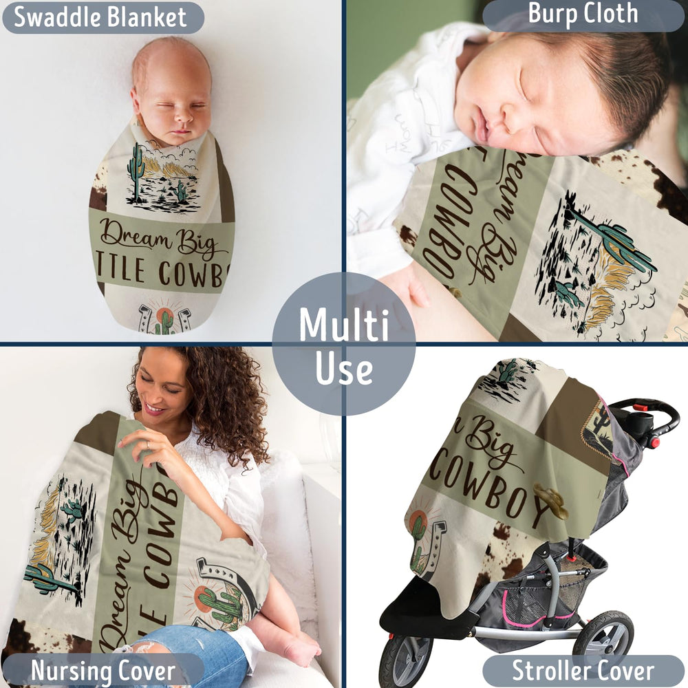 Locobird Western Blanket toddler-throw for cozy couch or nursery.