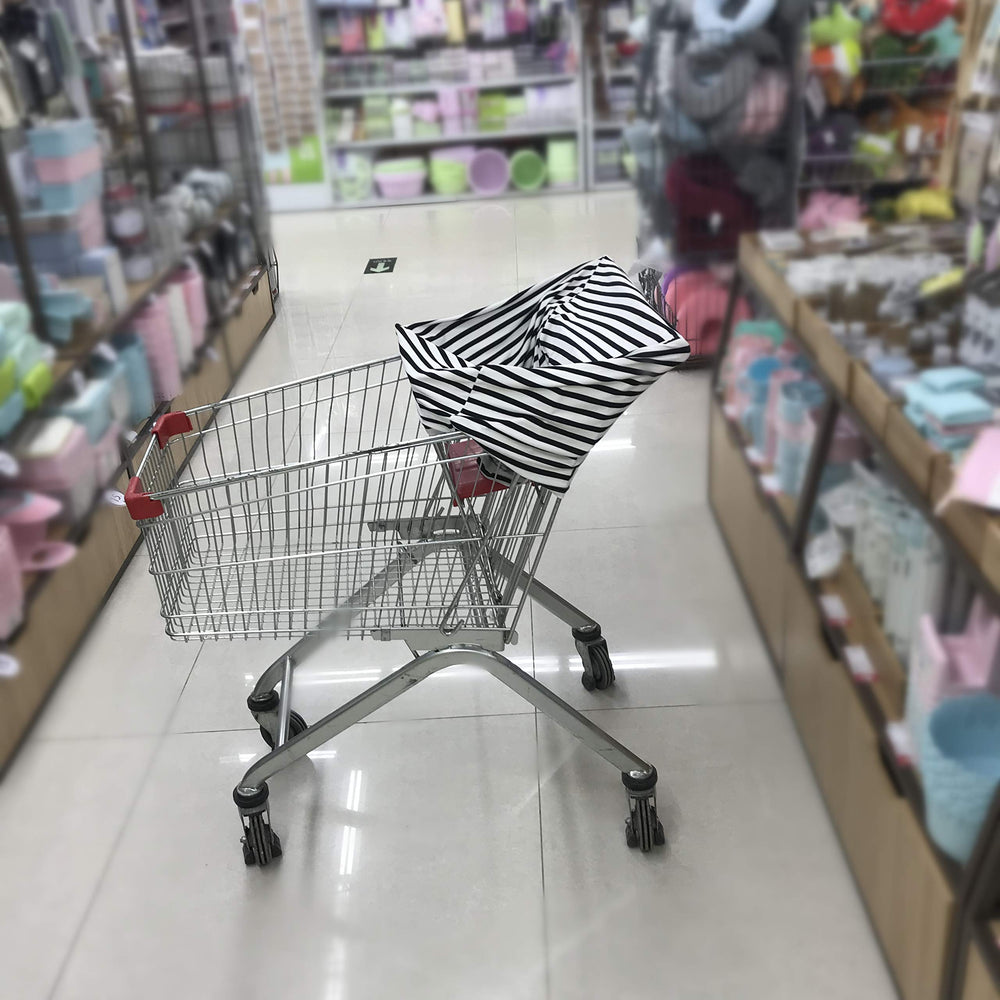 LOEKEAH shopping cart and stroller cover setup for on-the-go versatility.
