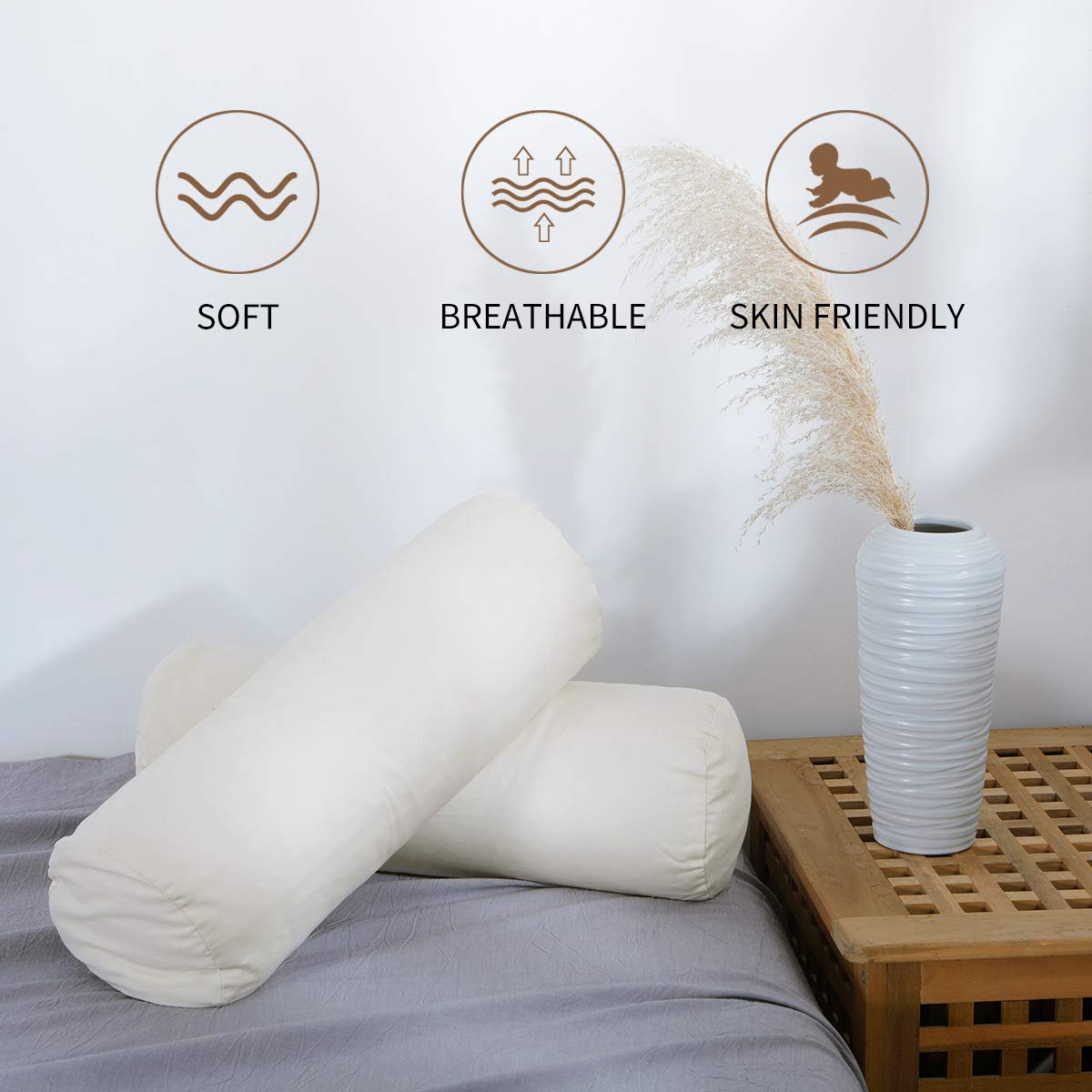 LOFE off-white organic cotton detail highlights eco-friendly material and hygiene