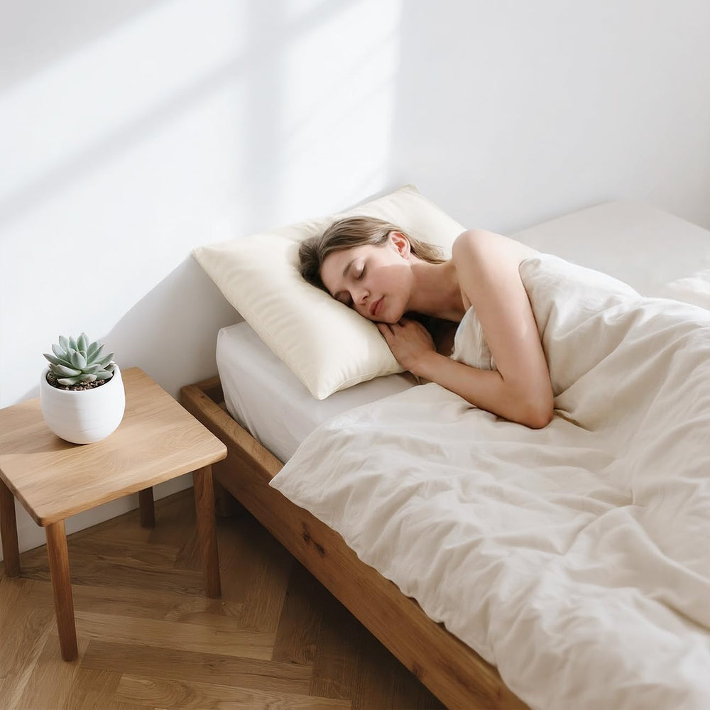 Lofe 20x26 youth pillow fits both teens and adults for versatile comfort.