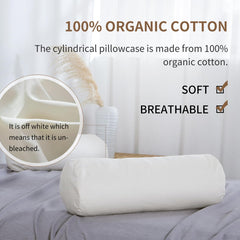 LOFE machine-washable pillow case shown with easy-care routine