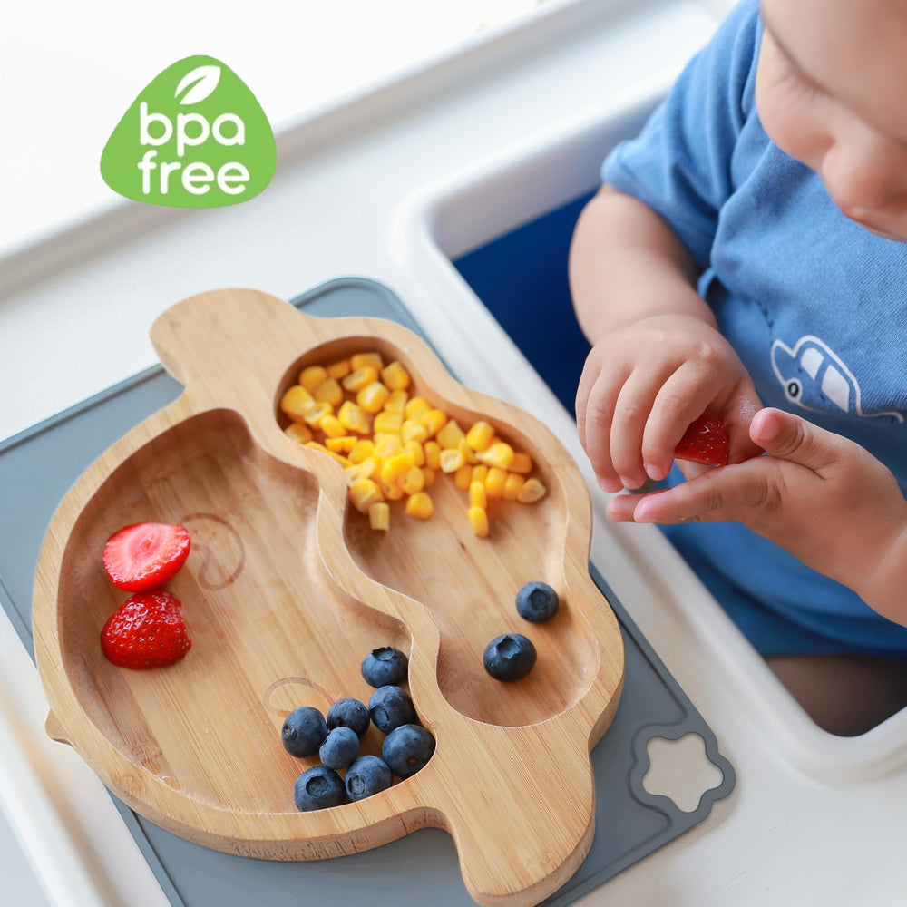 Login Life kid-friendly design silicone placemat supports comfortable dining