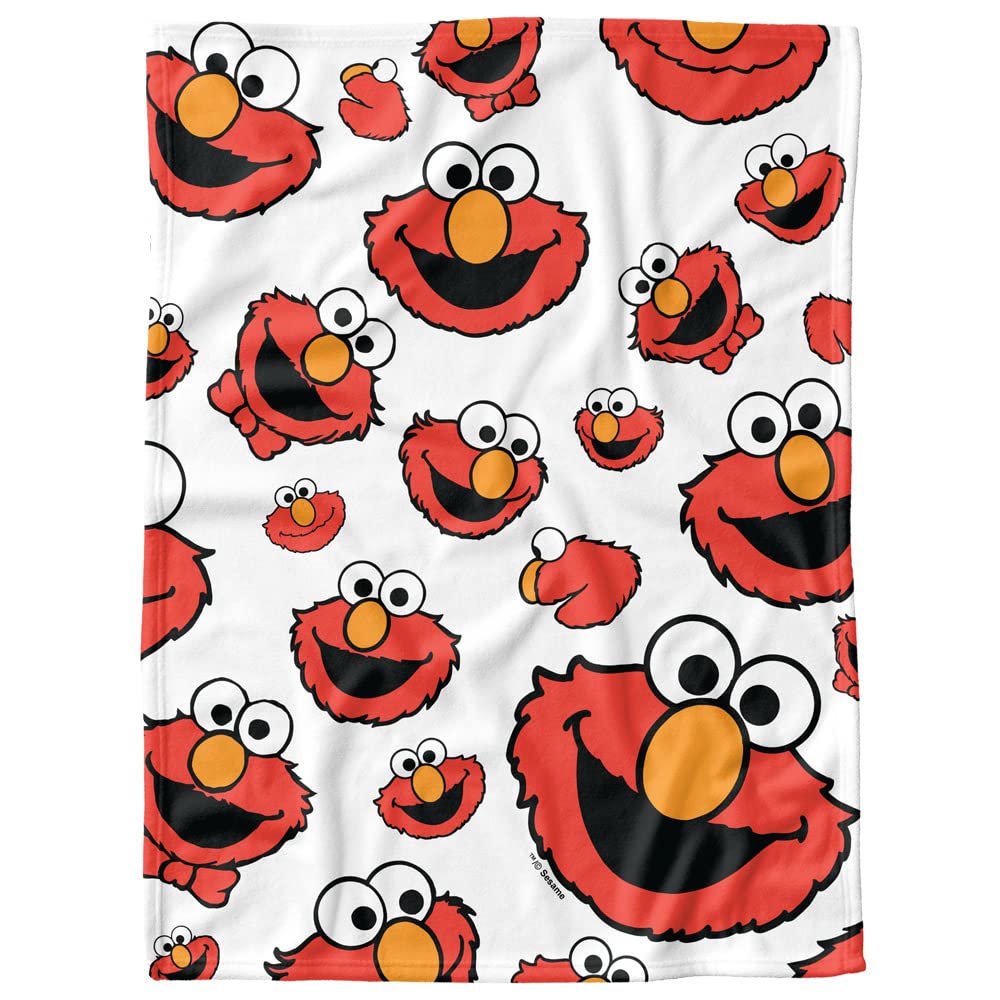 LOGOVISION Elmo design blanket fade- and stain-resistant for easy care.