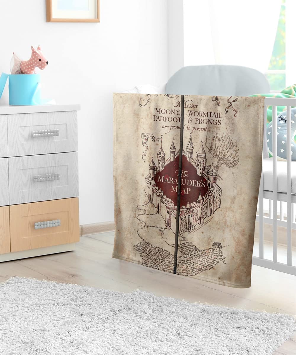 LOGOVISION Harry Potter baby blanket officially licensed design adds authentic appeal.