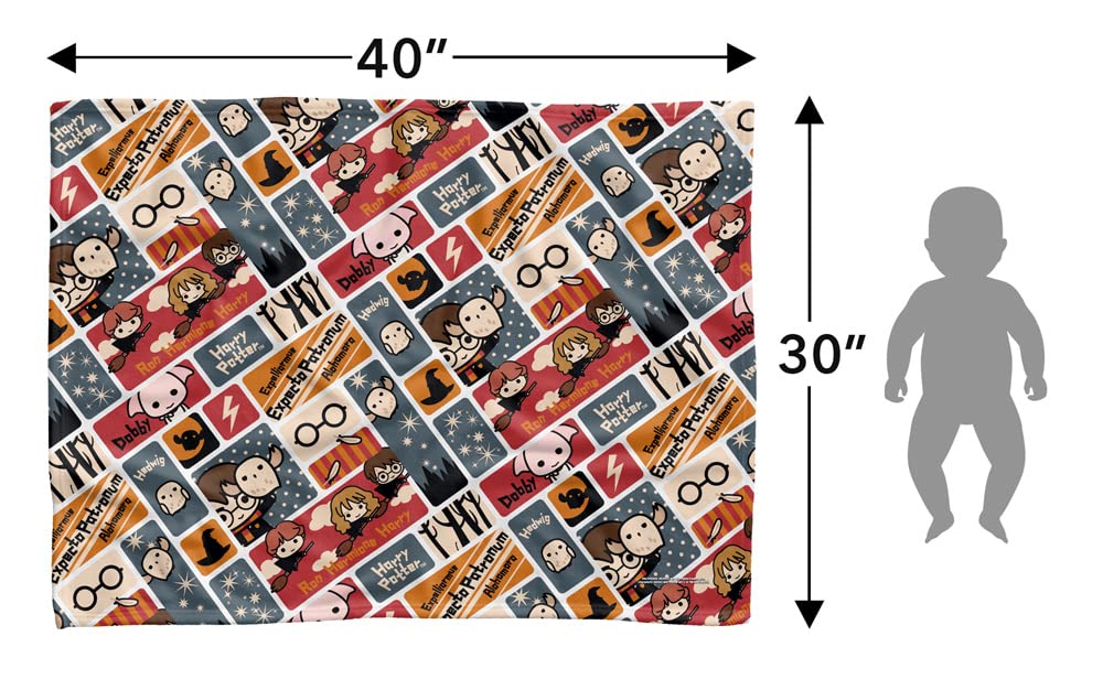 LOGOVISION Harry Potter travel-friendly blanket, soft and compact for on-the-go use