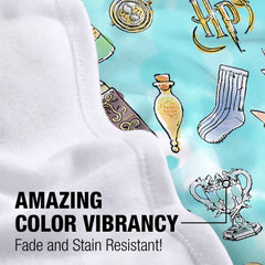 LOGOVISION Harry Potter stroller-use blanket, lightweight and travel-ready.