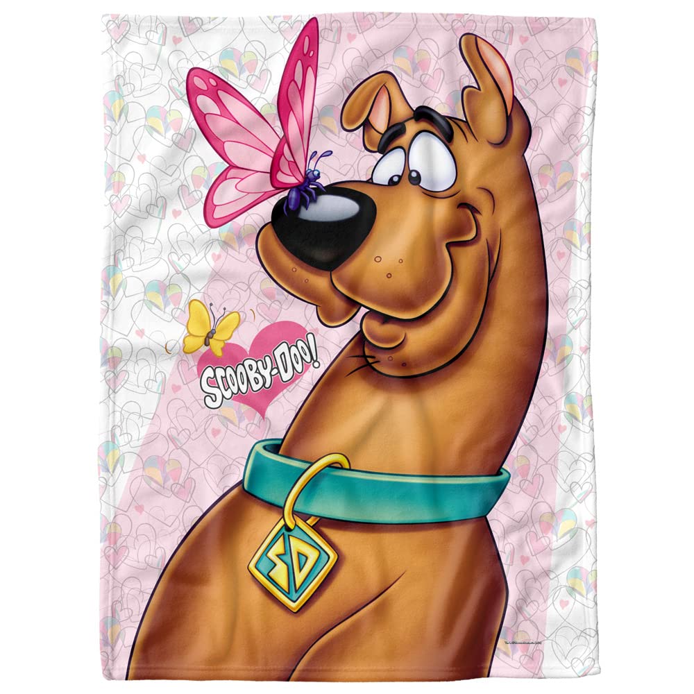 LOGOVISION Scooby Doo blanket in crib use, breathable fabric promotes air circulation