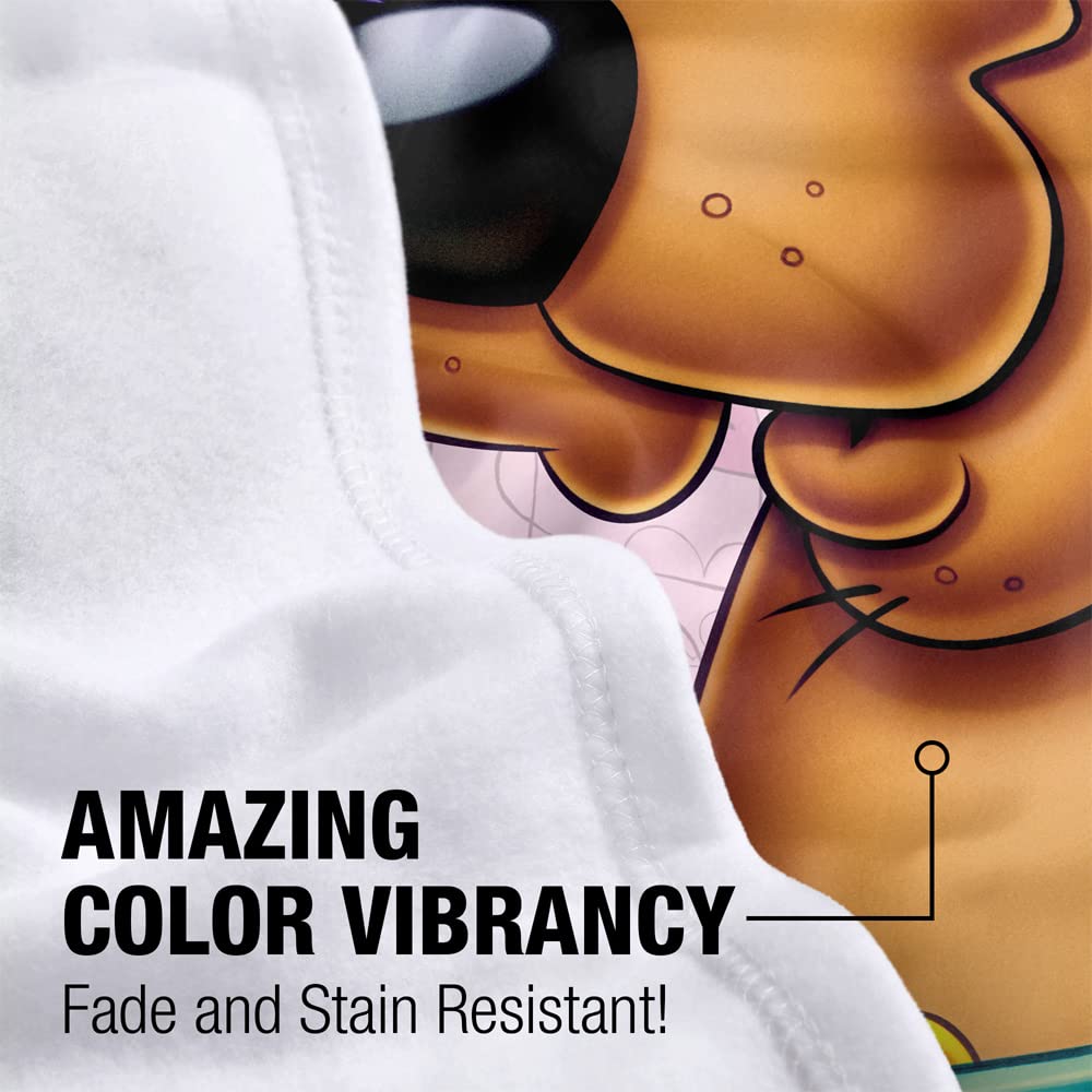 LOGOVISION Scooby Doo butterfly closeup shows a soft one-sided print for gentle visuals