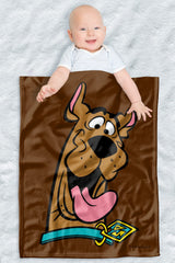 LOGOVISION Scooby Doo lightweight baby blanket full-cover view for cozy newborn comfort.