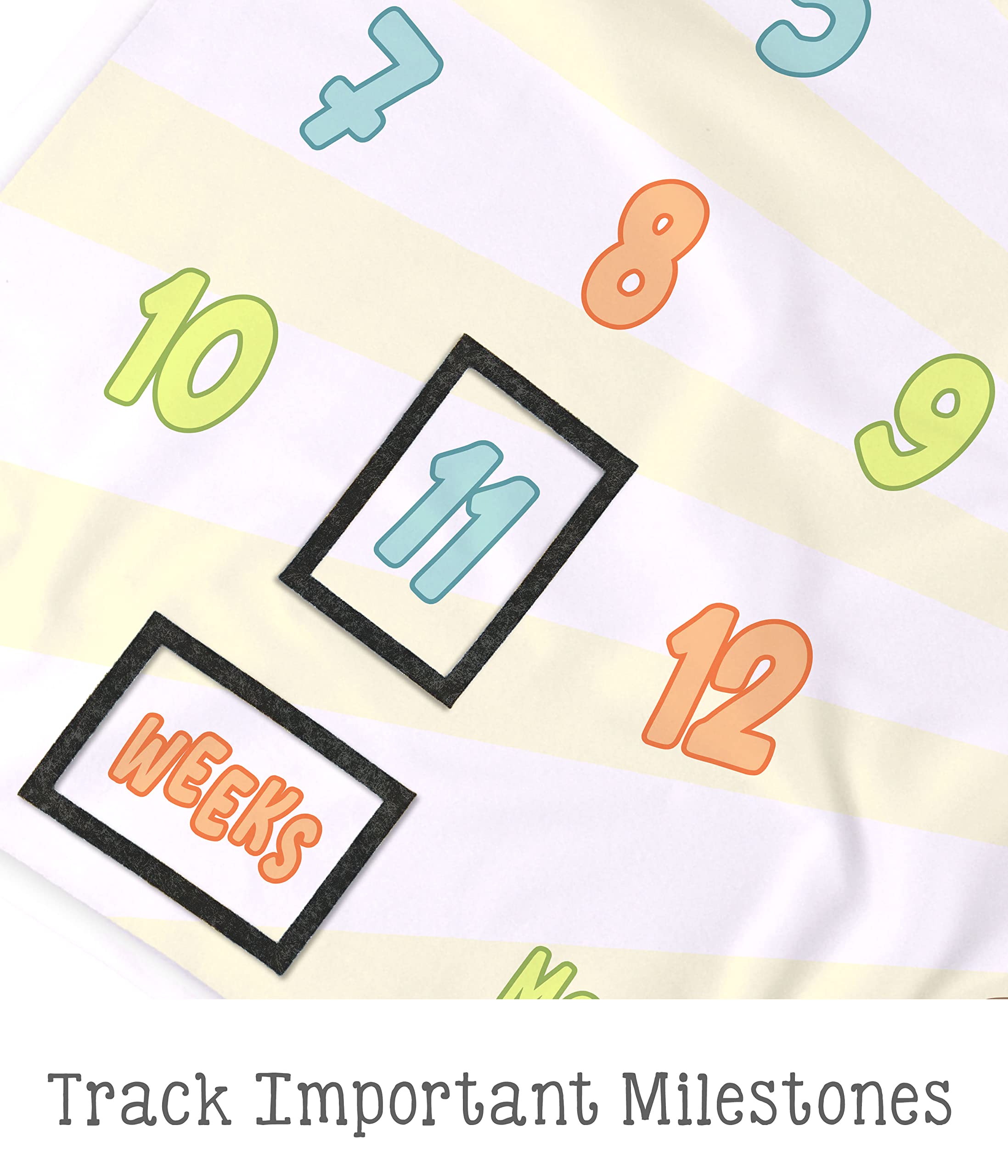 LOGOVISION Scooby-Doo milestone blanket is easy to care and machine washable