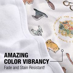 LOGOVISION whimsical icons print closeup showcases the fan-favorite design for infants.