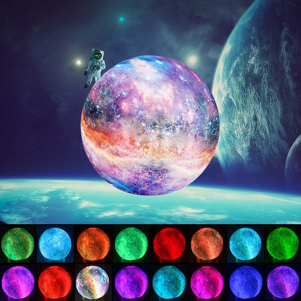 LOGROTATE Moon Lamp decor for kids’ rooms adds dreamlike atmosphere and gentle night lighting.