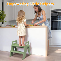 LOHASOK triangular-frame design provides stability during everyday steps.